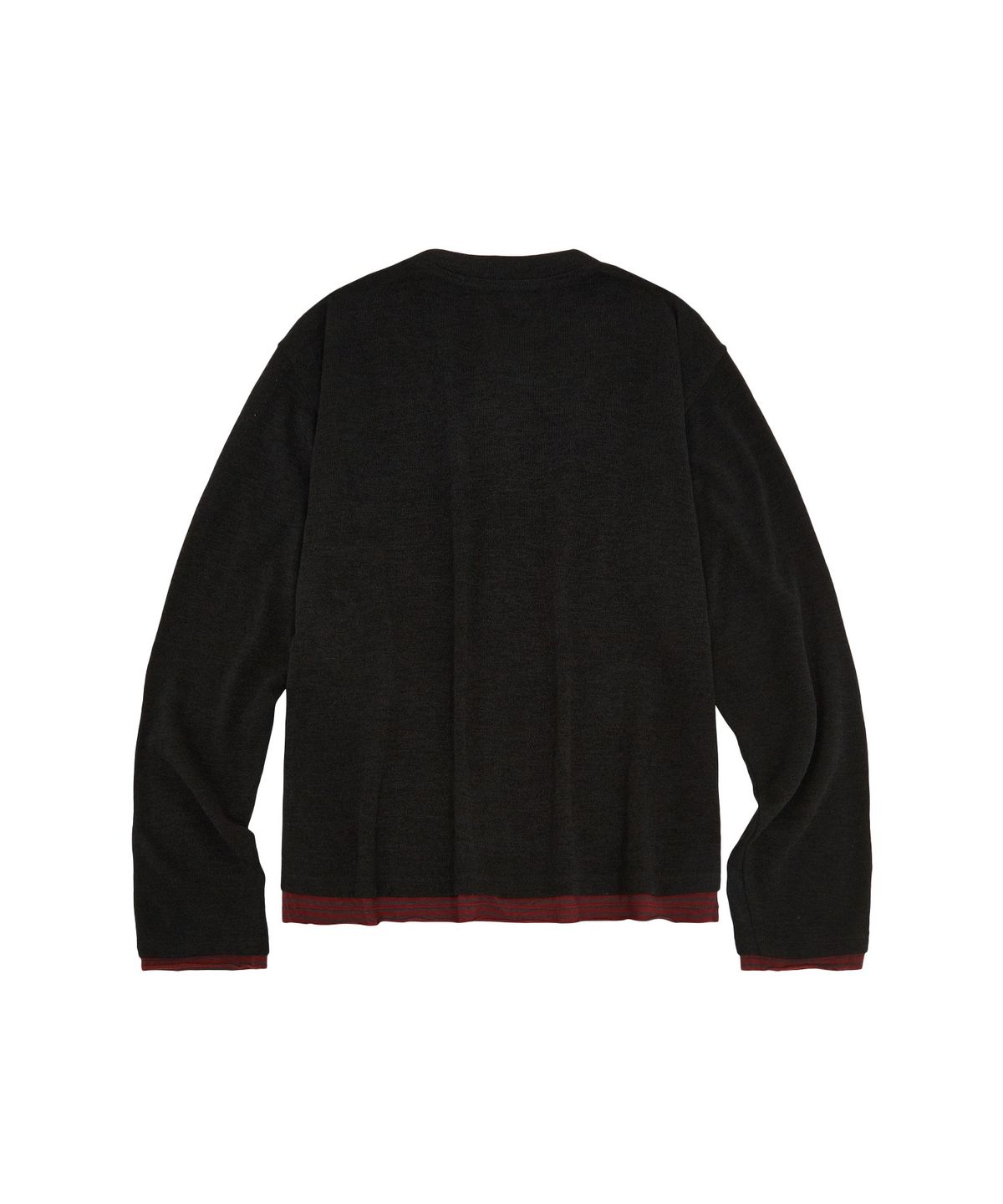 메아(MEA) CARDIGAN LAYERED L/S [BLACK]