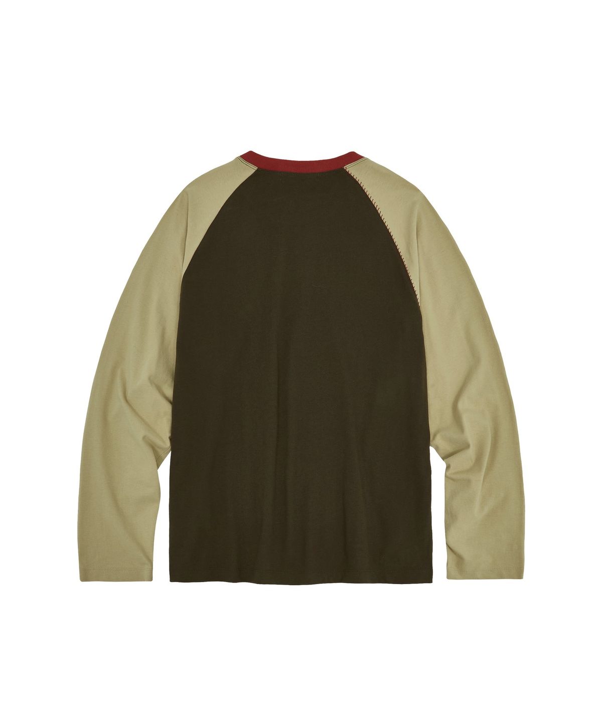 메아(MEA) 3 COLOR RAGLAN STITCH L/S [LEMON]