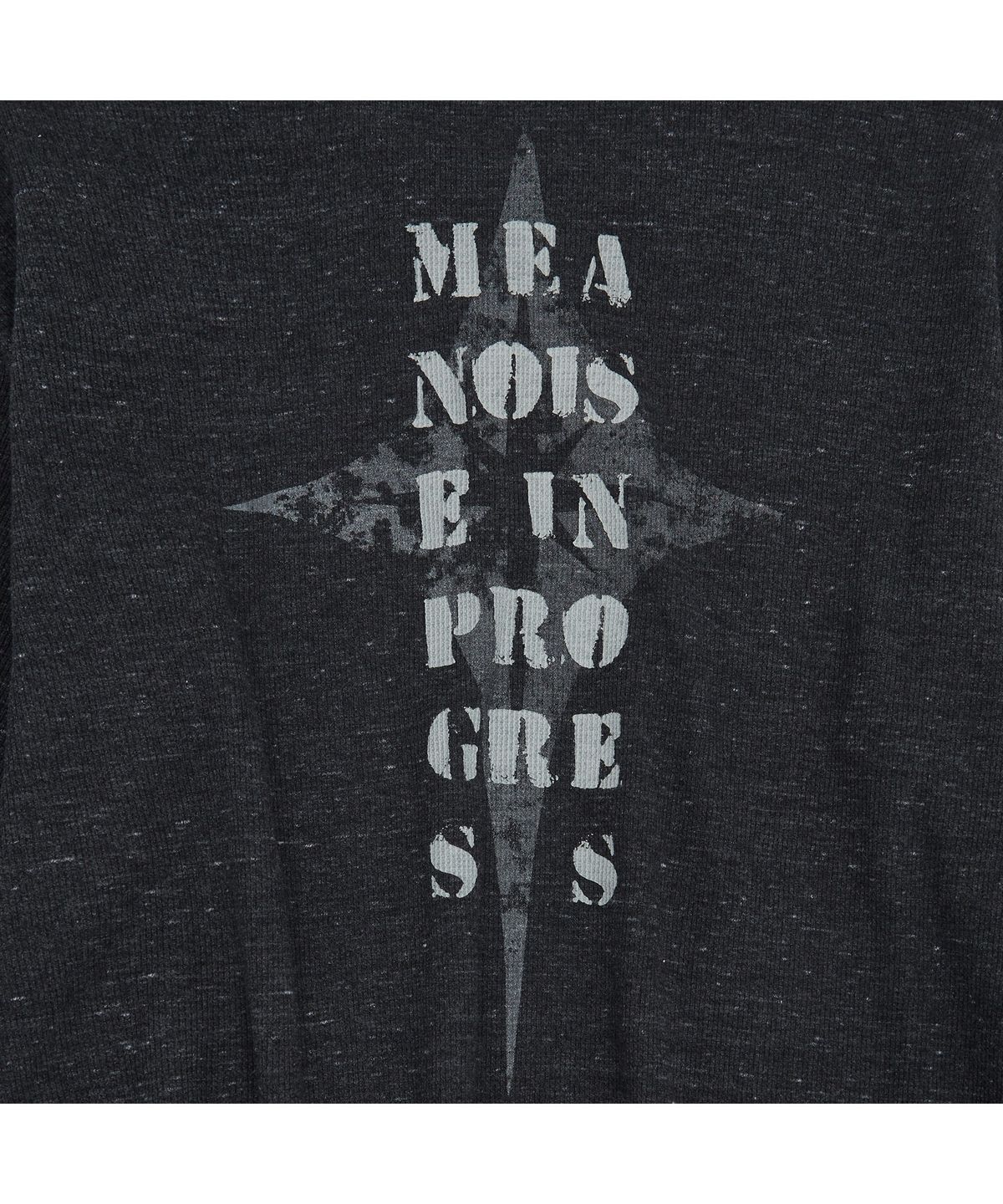 메아(MEA) THERMAL HENLEY NECK L/S [CHARCOAL]