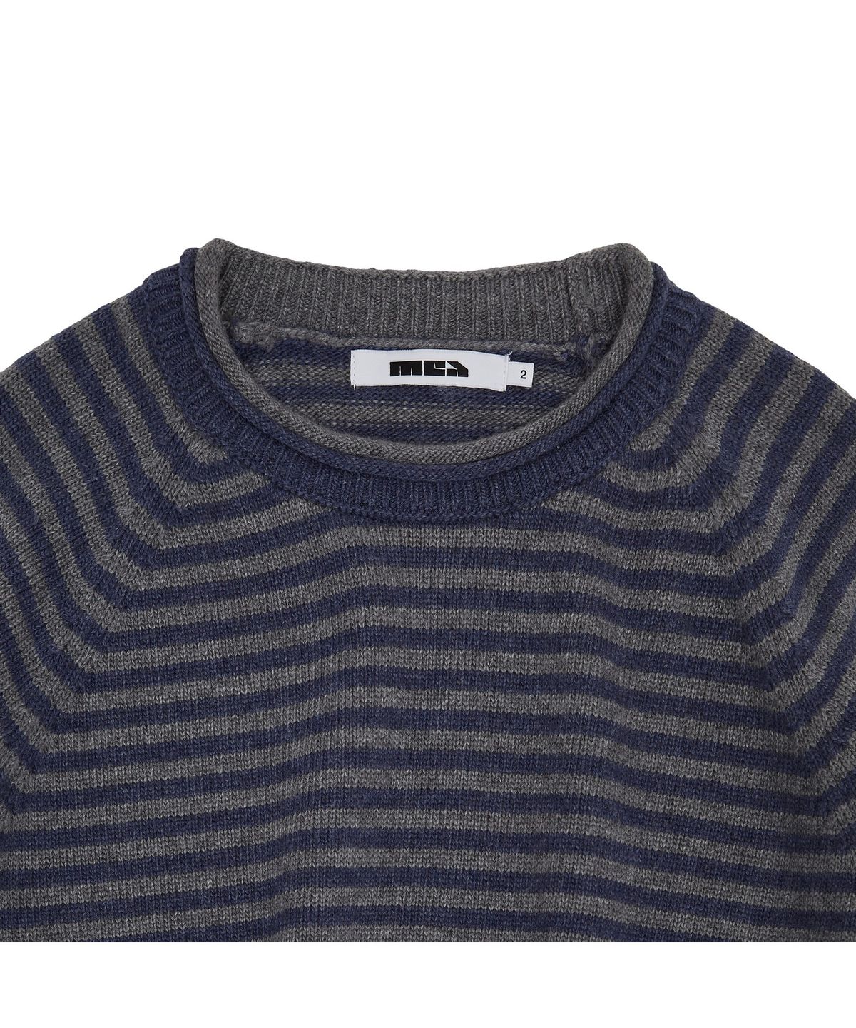 메아(MEA) NECK LAYERED WOOL KNIT [DUTCH BLUE]