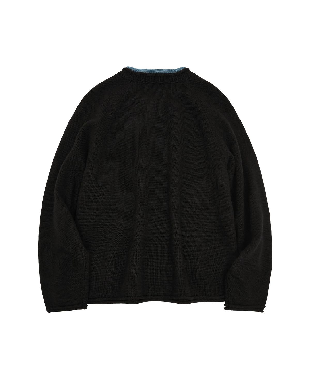메아(MEA) NECK LAYERED WOOL KNIT [BLACK]