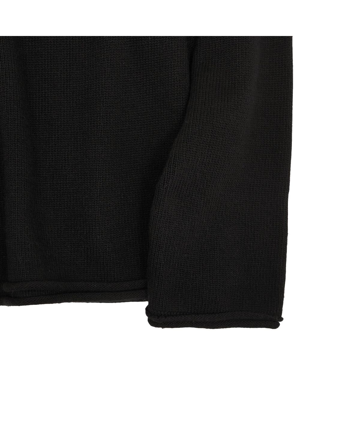 메아(MEA) NECK LAYERED WOOL KNIT [BLACK]