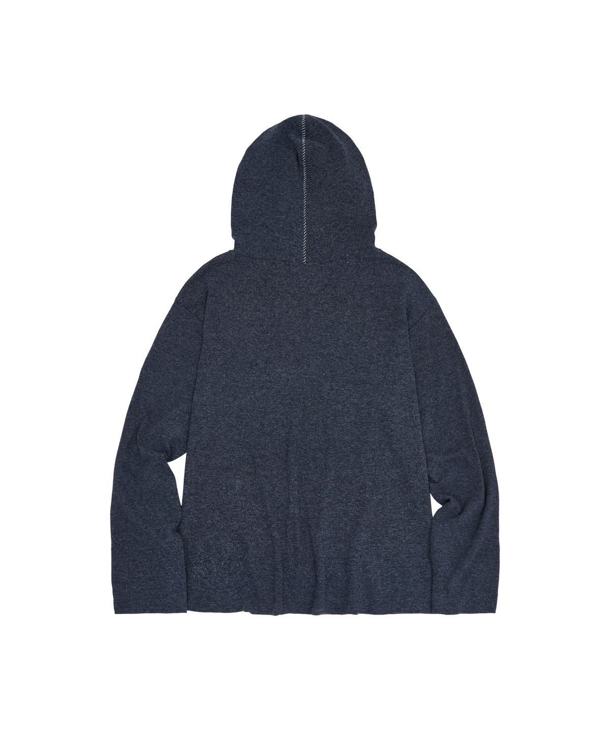 메아(MEA) BRUSHED STITCH KNIT HOODIE  [NAVY]