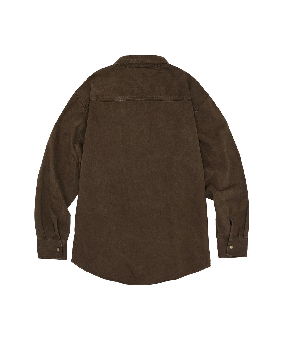 메아(MEA) VINTAGE WASHED SHIRT [BROWN]