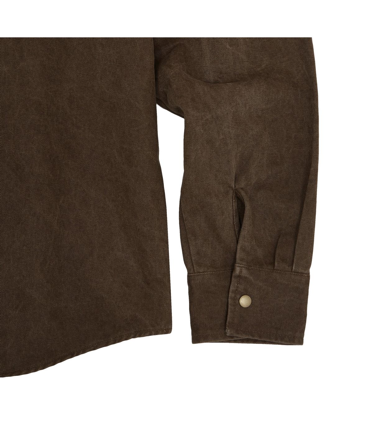 메아(MEA) VINTAGE WASHED SHIRT [BROWN]