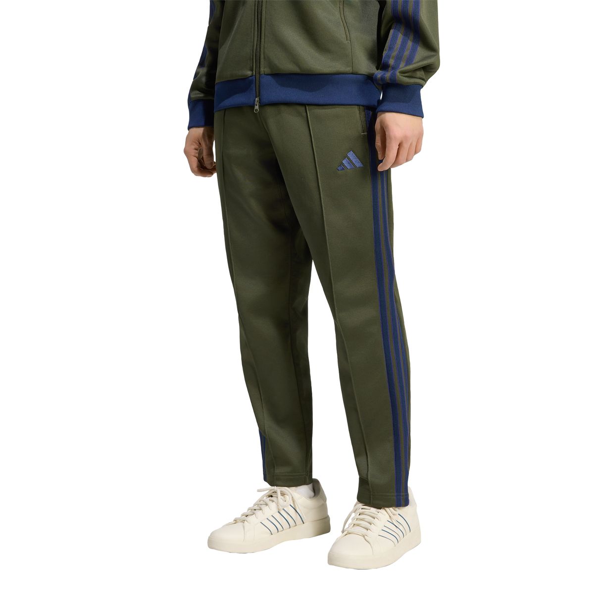 아디다스(ADIDAS) 스타디움 레귤러 핏 피케 풀 렝스 오픈 헴 트랙 팬츠 KV5919