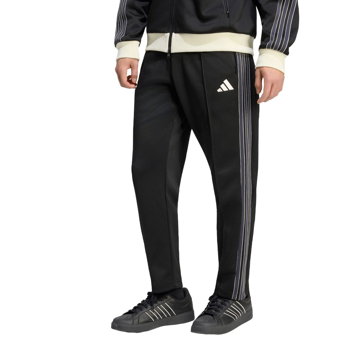 아디다스(ADIDAS) 스타디움 레귤러 핏 피케 풀 렝스 오픈 헴 트랙 팬츠 KV5918