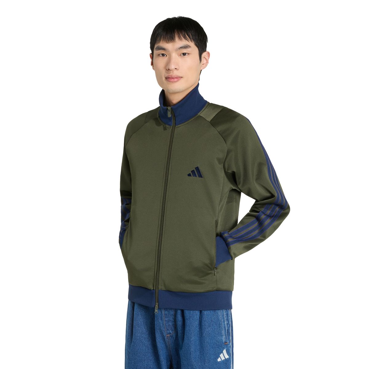 아디다스(ADIDAS) 스태디움 레귤러 핏 피케 트랙 탑 KV5904