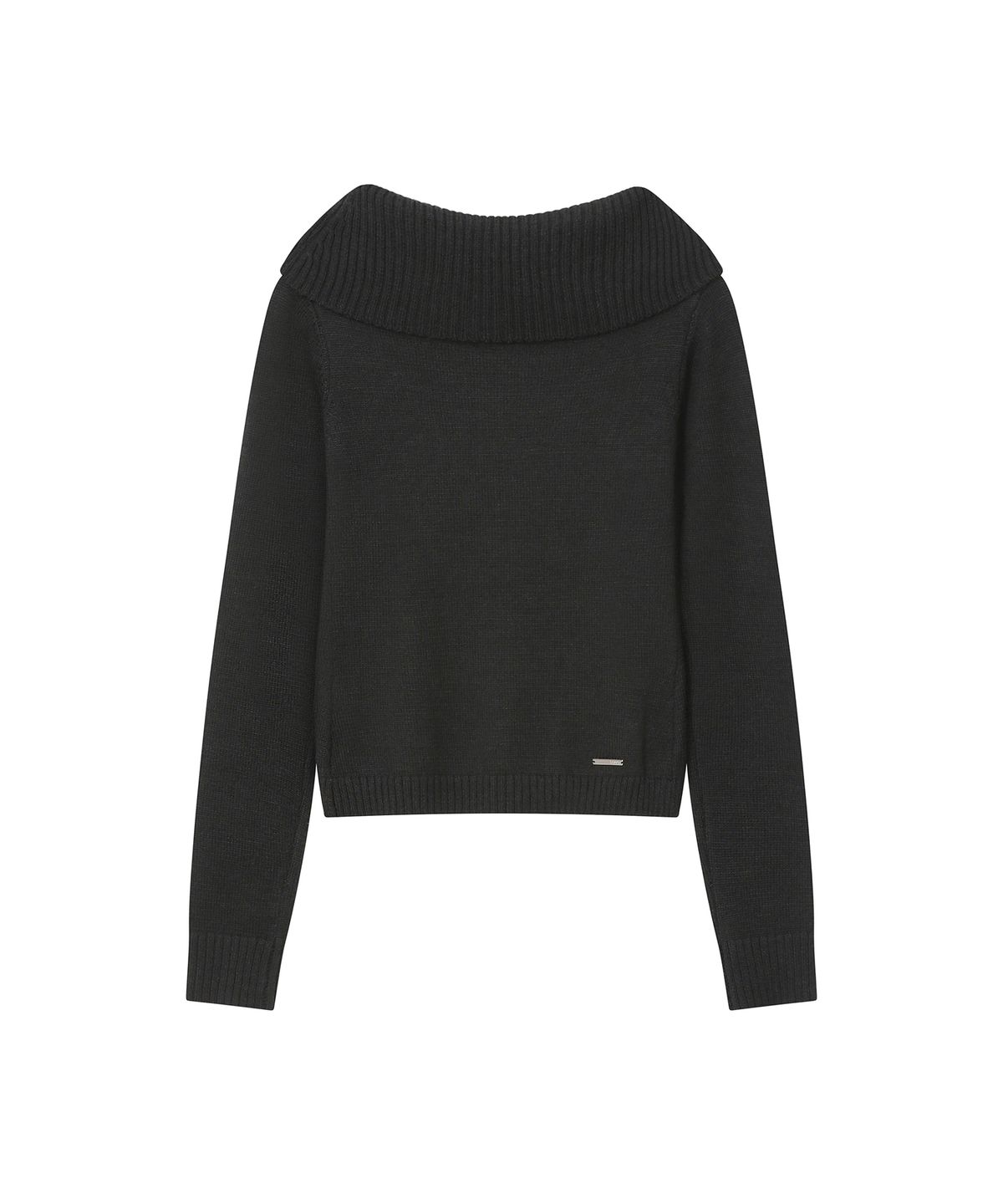 미세키서울(MISEKI SEOUL) Button off shoulder knit BLACK
