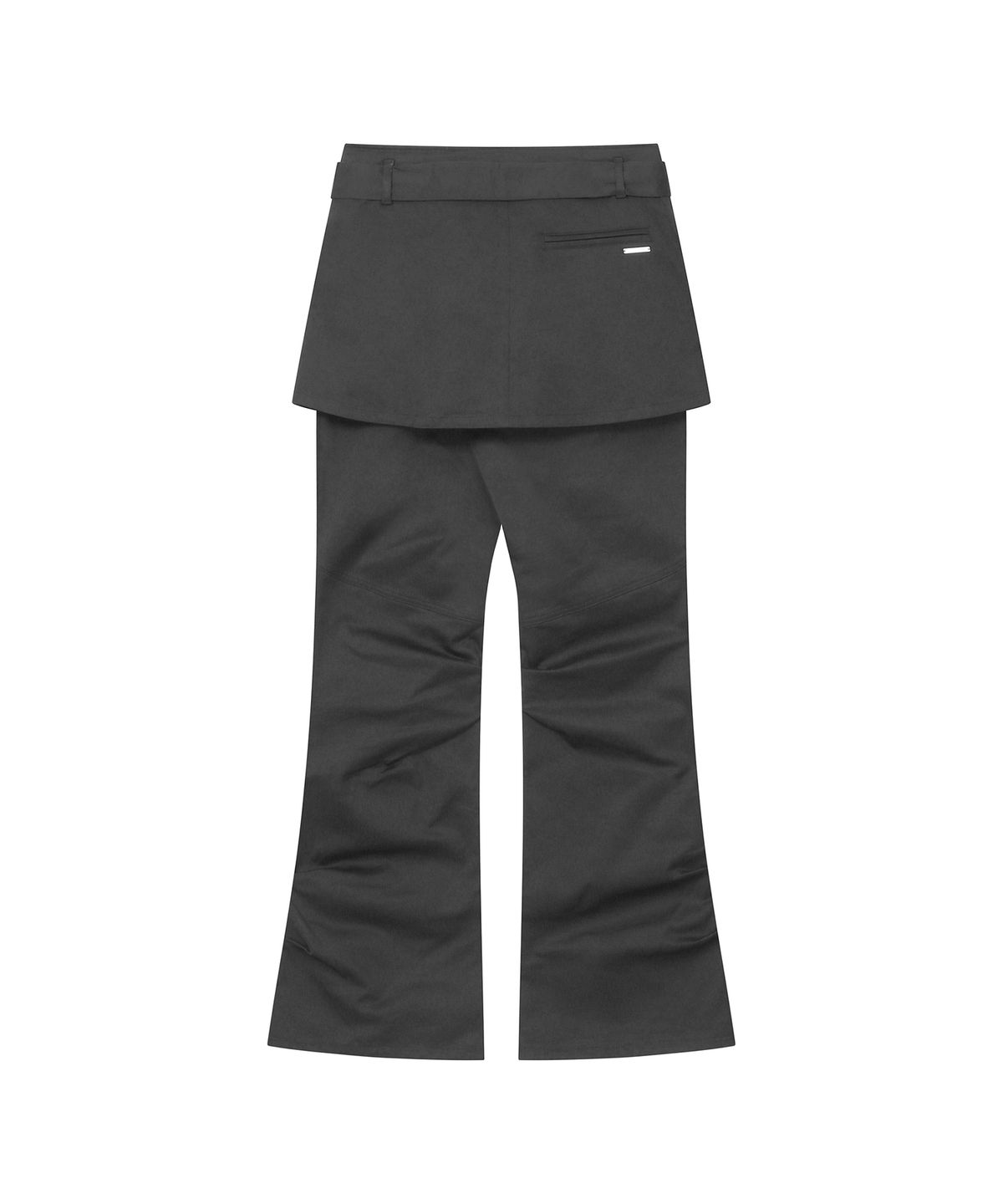미세키서울(MISEKI SEOUL) One pocket layered skirt pants SET CHARCOAL