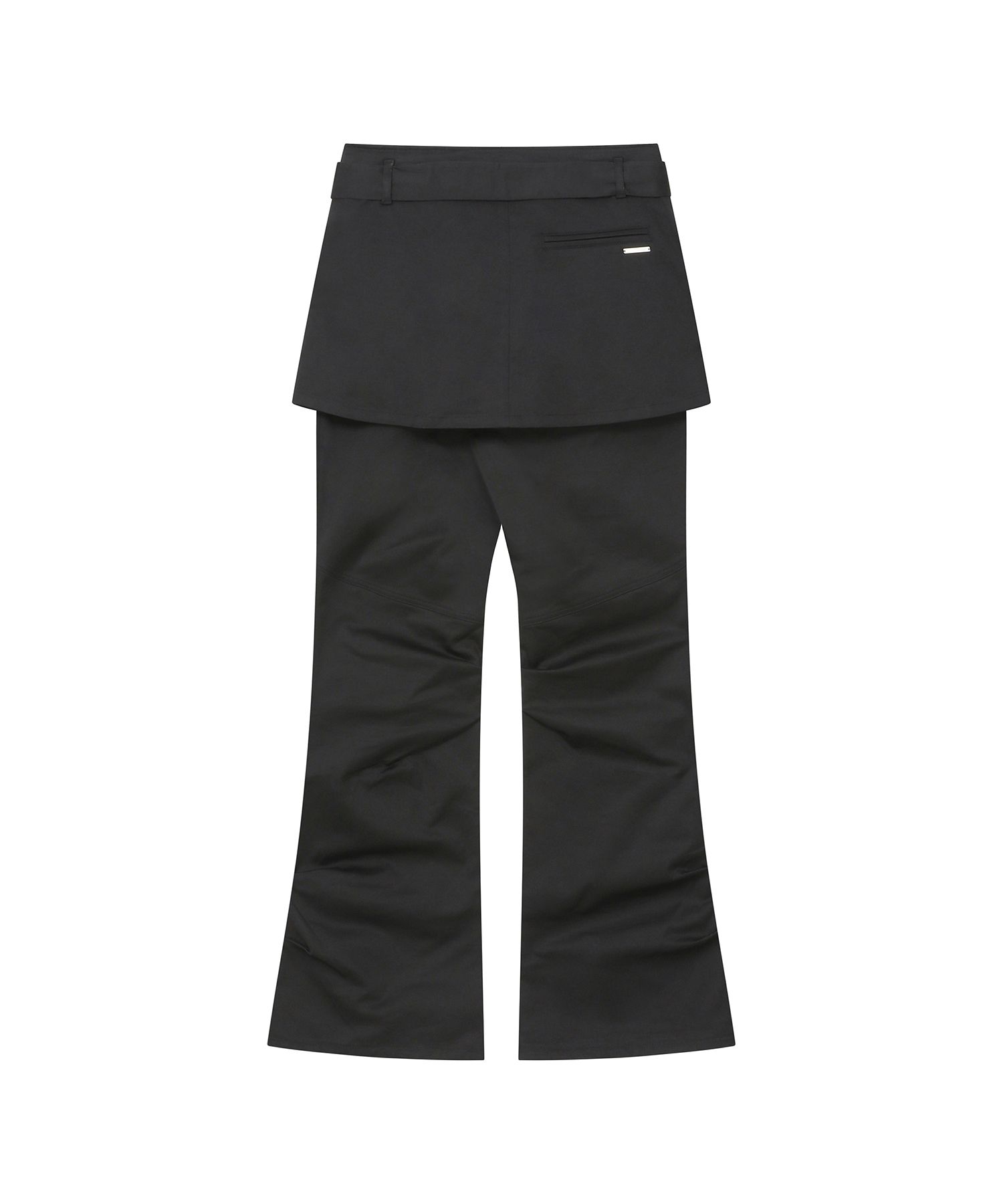 미세키서울(MISEKI SEOUL) One pocket layered skirt pants SET BLACK