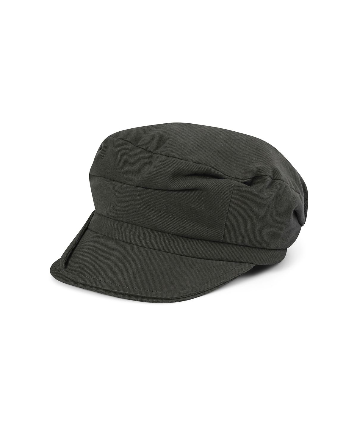 미세키서울(MISEKI SEOUL) Folding button newsboy cap CHARCOAL