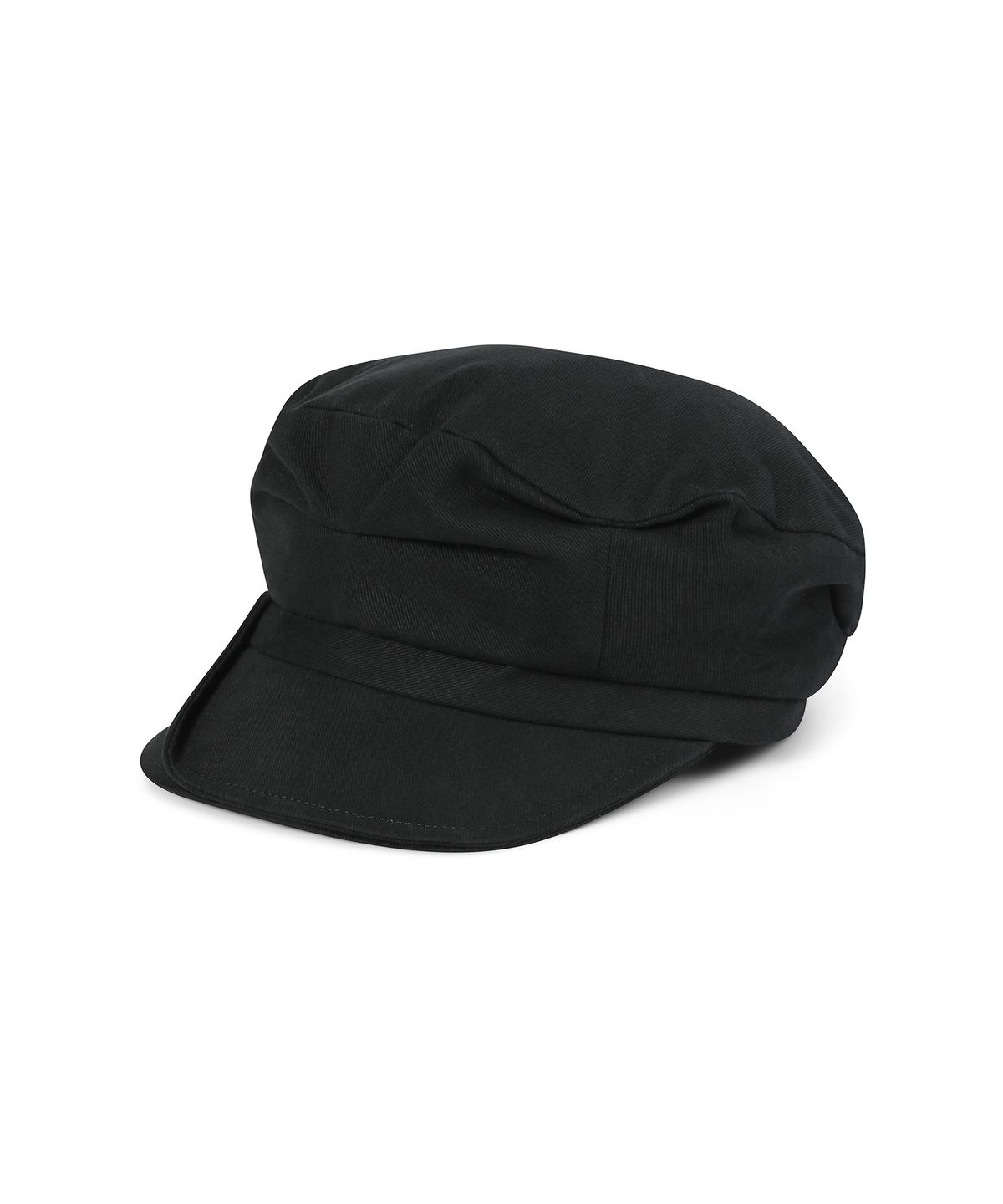 미세키서울(MISEKI SEOUL) Folding button newsboy cap BLACK