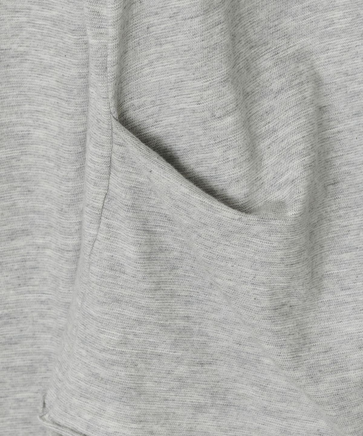 타입서비스(TYPESERVICE) Soft Shirring Layered Top [Gray]