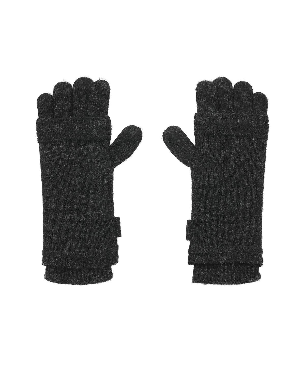 미세키서울(MISEKI SEOUL) Button knit hand warmer SET BLACK