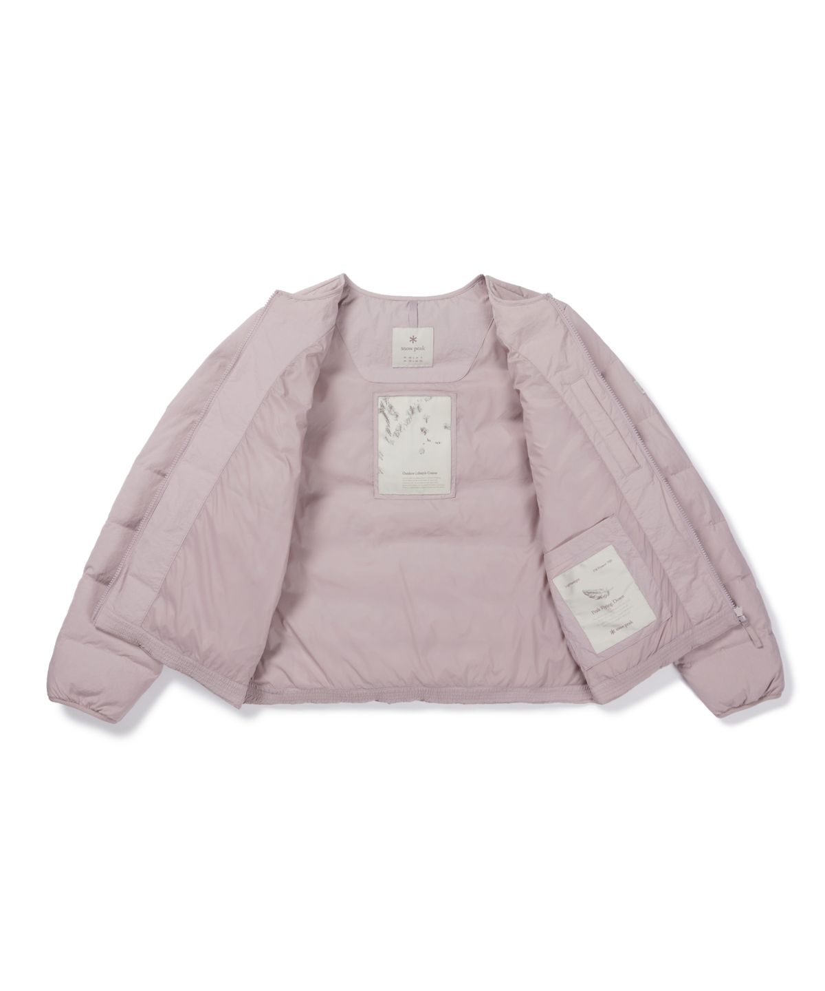 스노우피크 어패럴(SNOWPEAK APPAREL) 랜드 여성 경량 다운 자켓 (S26WWGDJ61) Light Pink