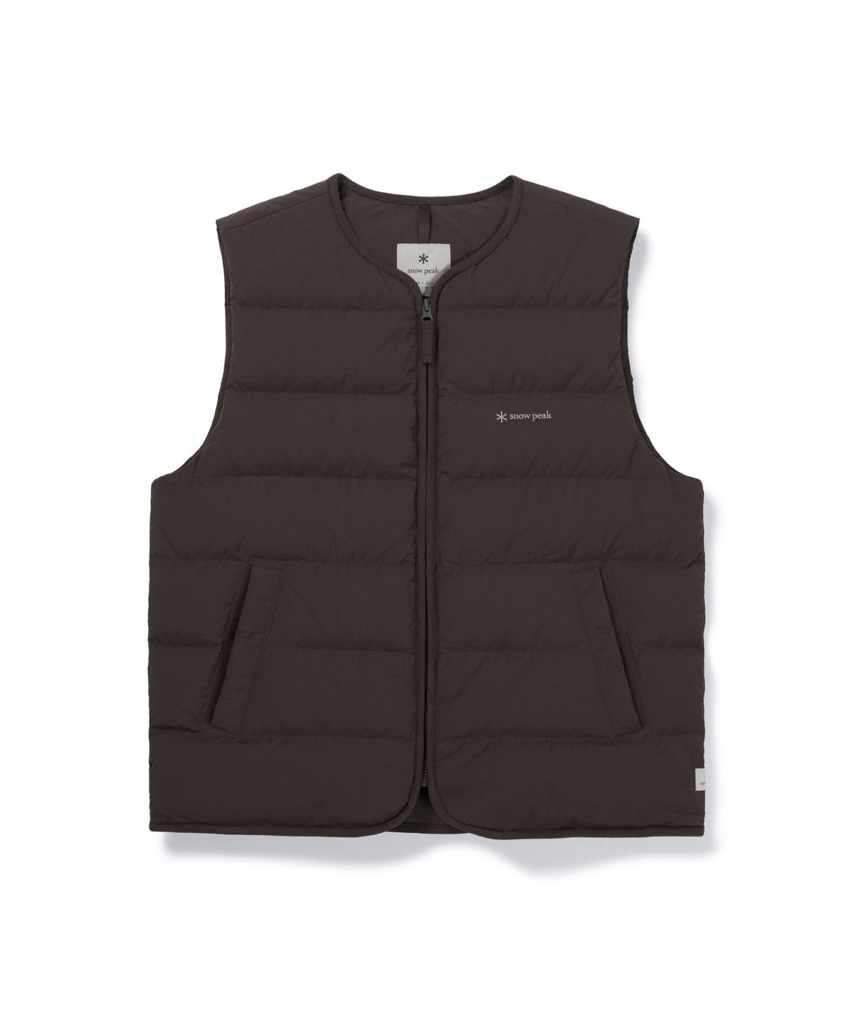 스노우피크 어패럴(SNOWPEAK APPAREL) 랜드 경량 다운 베스트 (S26WMGDV60) Choco Brown