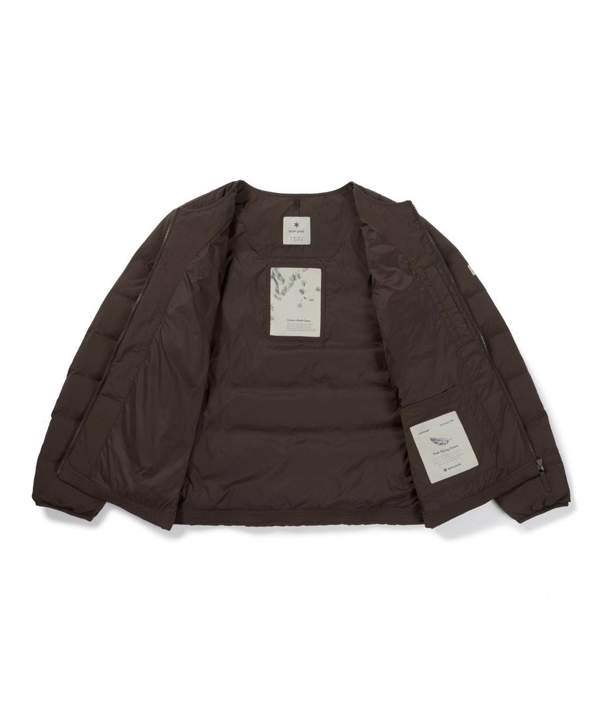 스노우피크 어패럴(SNOWPEAK APPAREL) 랜드 경량 다운 자켓 (S26WMGDJ60) Choco Brown