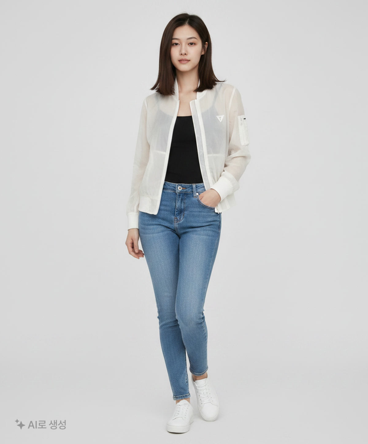 게스(GUESS) 나일론/코치 재킷 XS