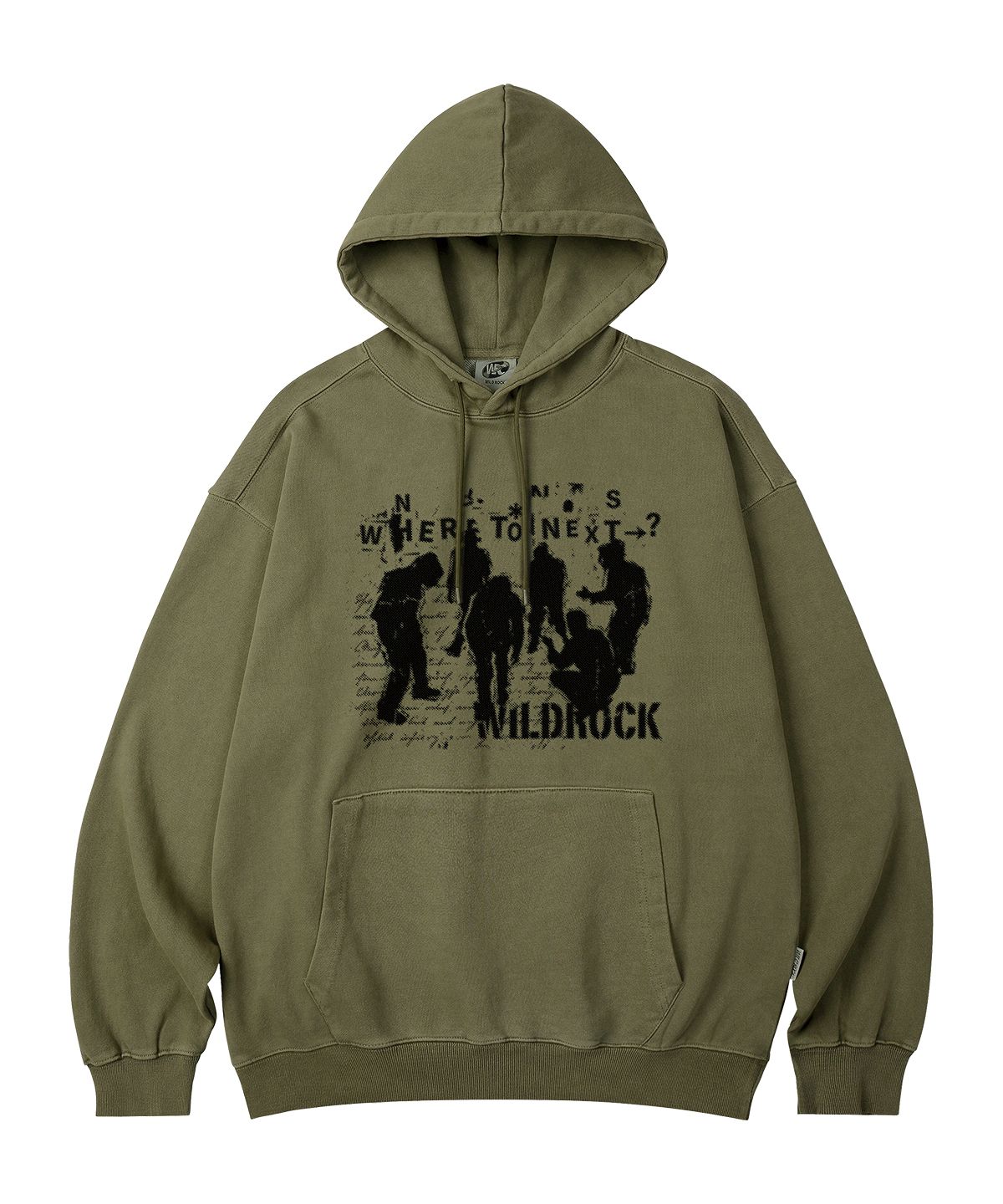 와일드락(WILDROCK) Where To Next 피그먼트 오버핏 후드_5 COL