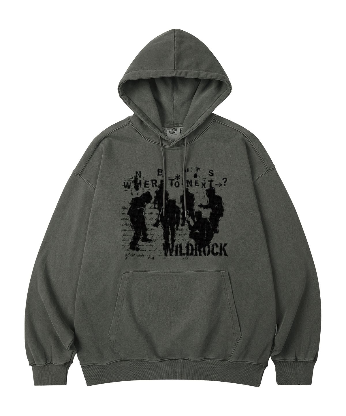 와일드락(WILDROCK) Where To Next 피그먼트 오버핏 후드_5 COL