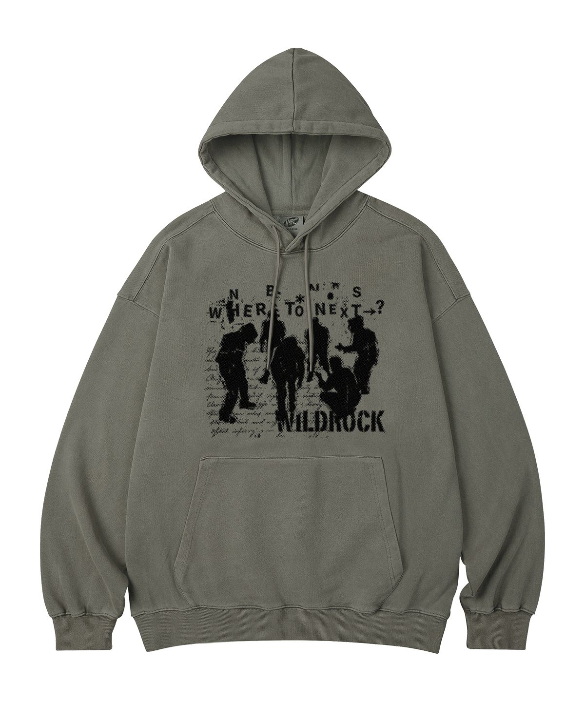 와일드락(WILDROCK) Where To Next 피그먼트 오버핏 후드_5 COL