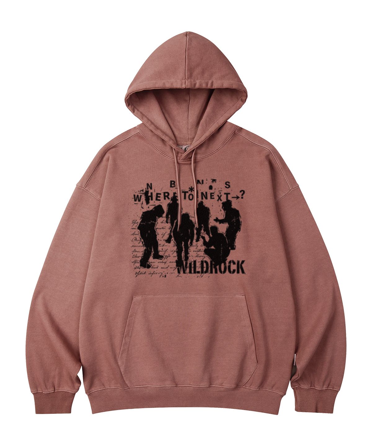 와일드락(WILDROCK) Where To Next 피그먼트 오버핏 후드_5 COL