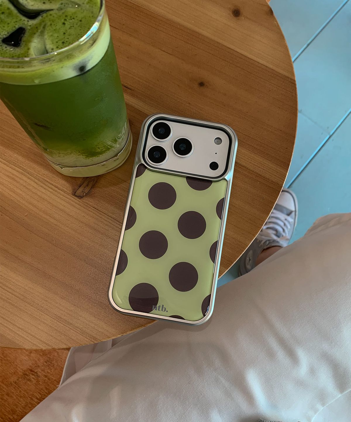 네이처백(NATUREBACK) dot-dot epoxy case(그린브라운)[+맥세이프][아이폰/갤럭시]