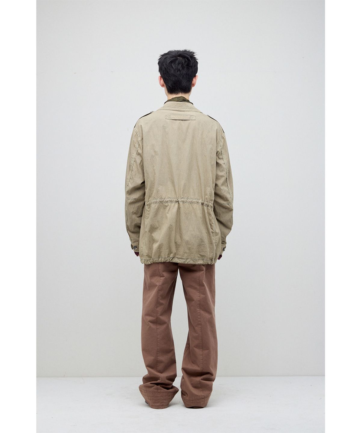 해칭룸(HATCHINGROOM) Parachute Jacket Bleached Olive