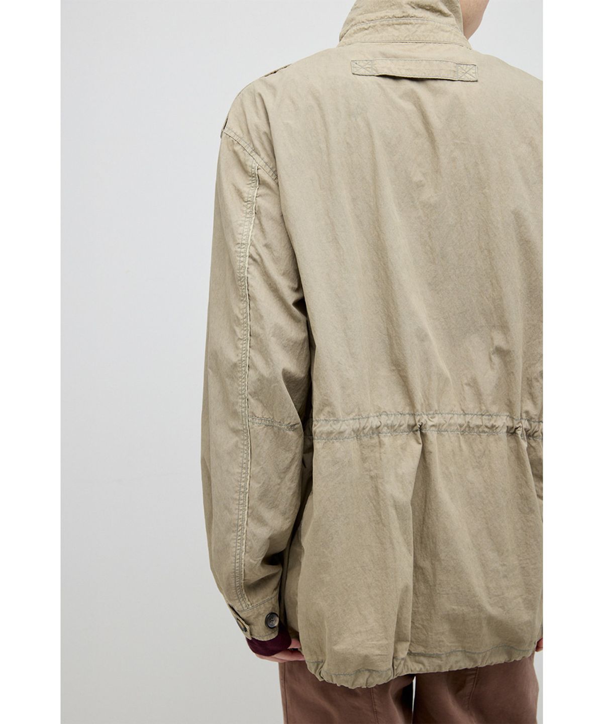 해칭룸(HATCHINGROOM) Parachute Jacket Bleached Olive