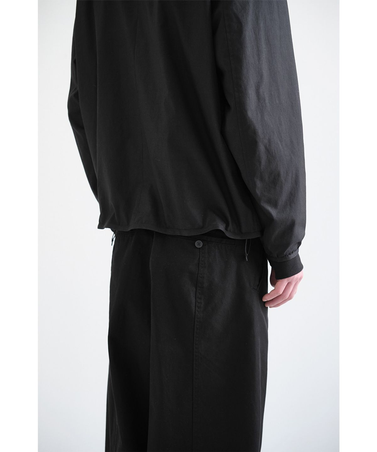 해칭룸(HATCHINGROOM) Diagonal Zip Jacket V2 Black