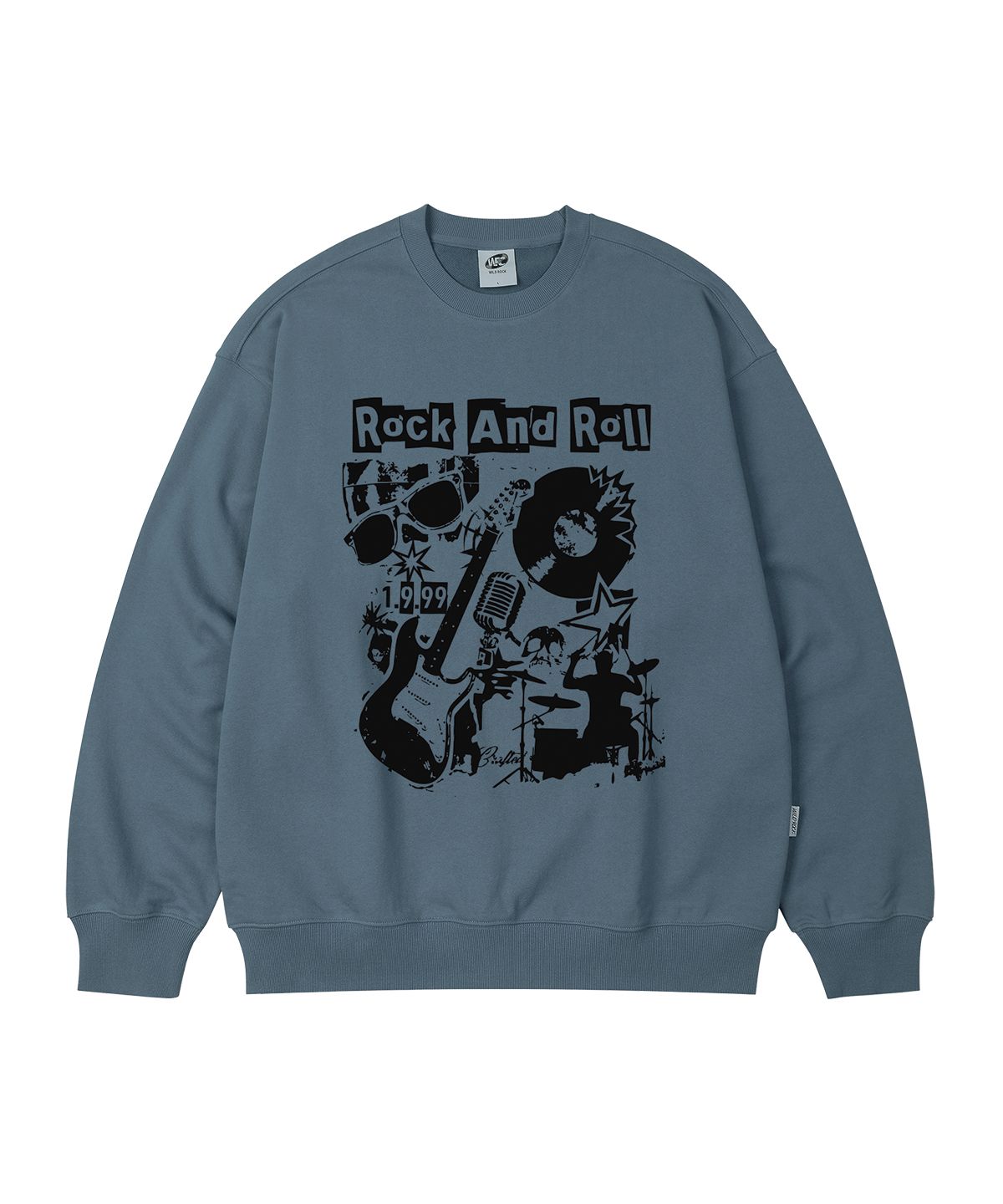 와일드락(WILDROCK) Rock Collage 오버핏 맨투맨_9 COL