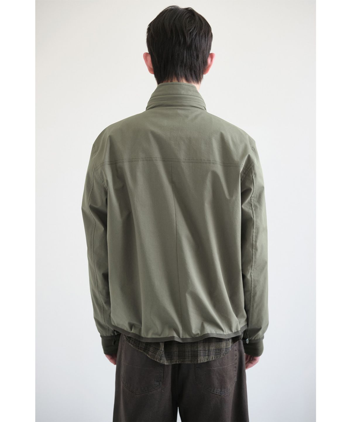 해칭룸(HATCHINGROOM) Diagonal Zip Jacket V2 Olive