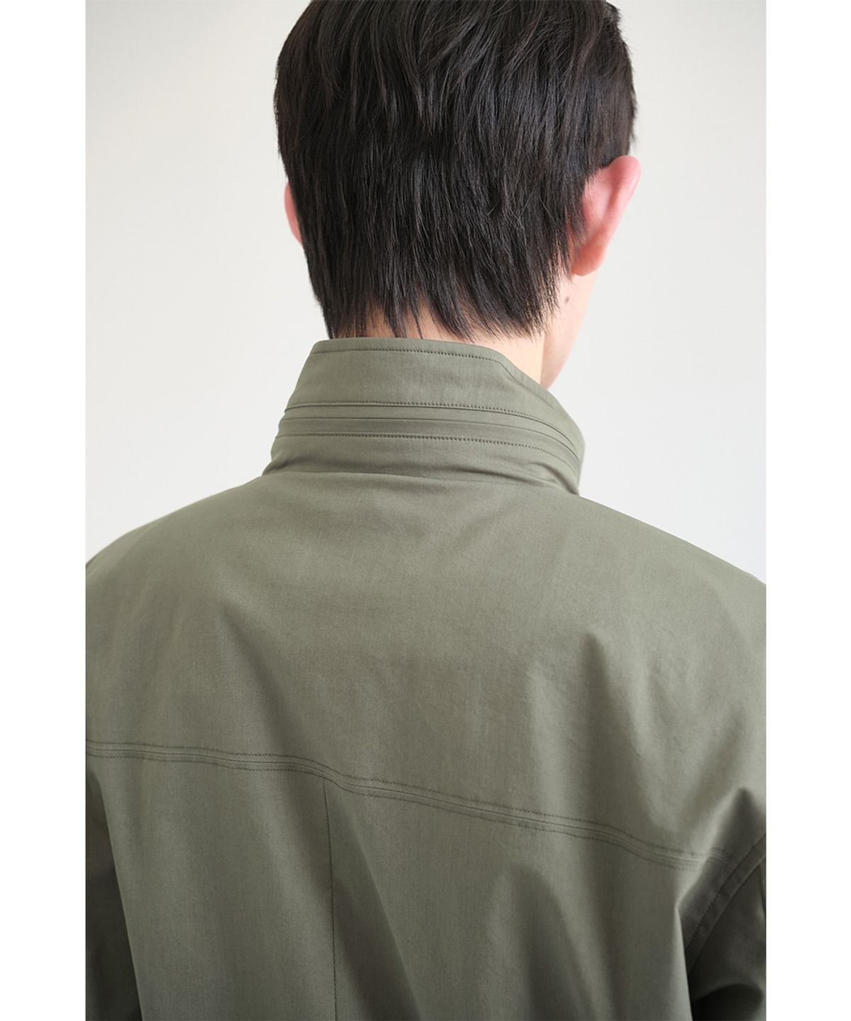 해칭룸(HATCHINGROOM) Diagonal Zip Jacket V2 Olive