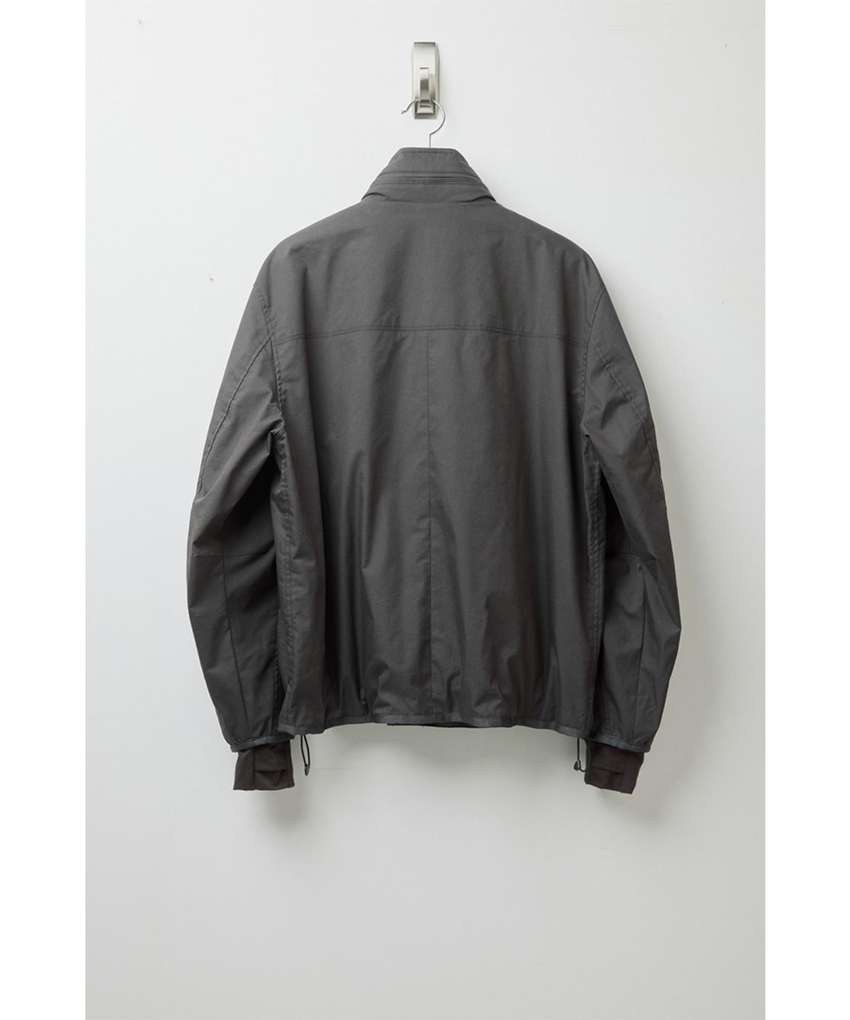 해칭룸(HATCHINGROOM) Diagonal Zip Jacket V2 Charcoal