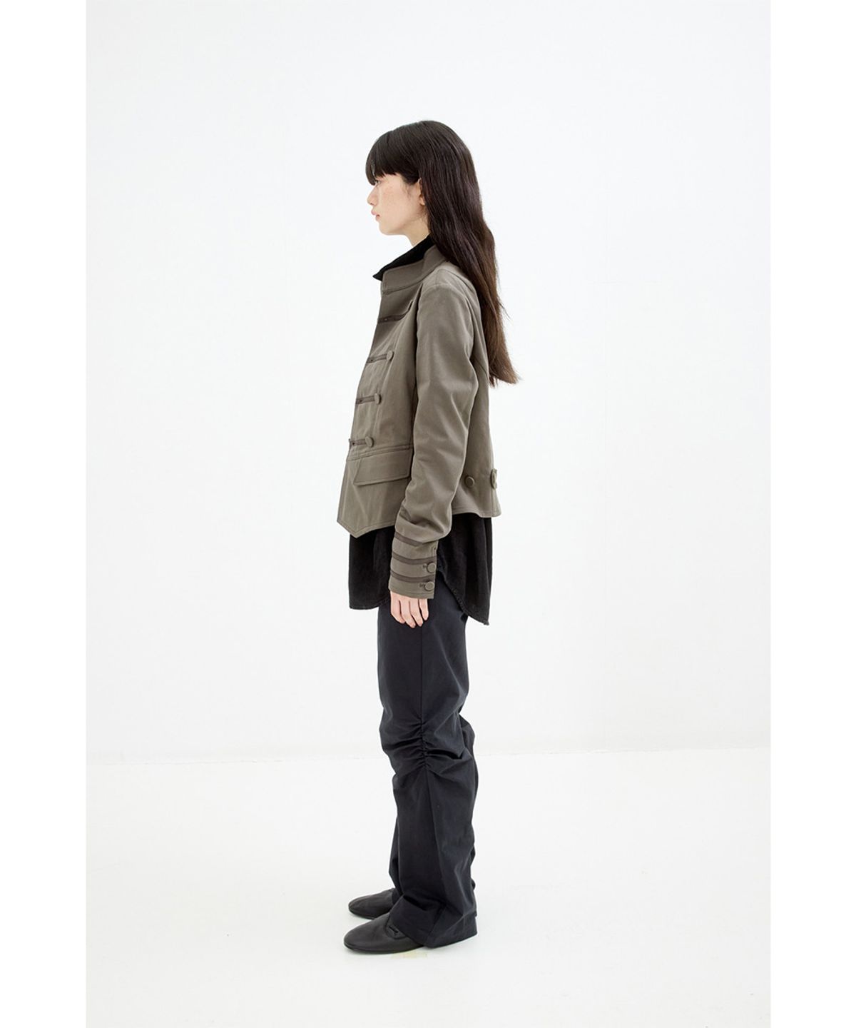 해칭룸(HATCHINGROOM) Napoleon Jacket Black