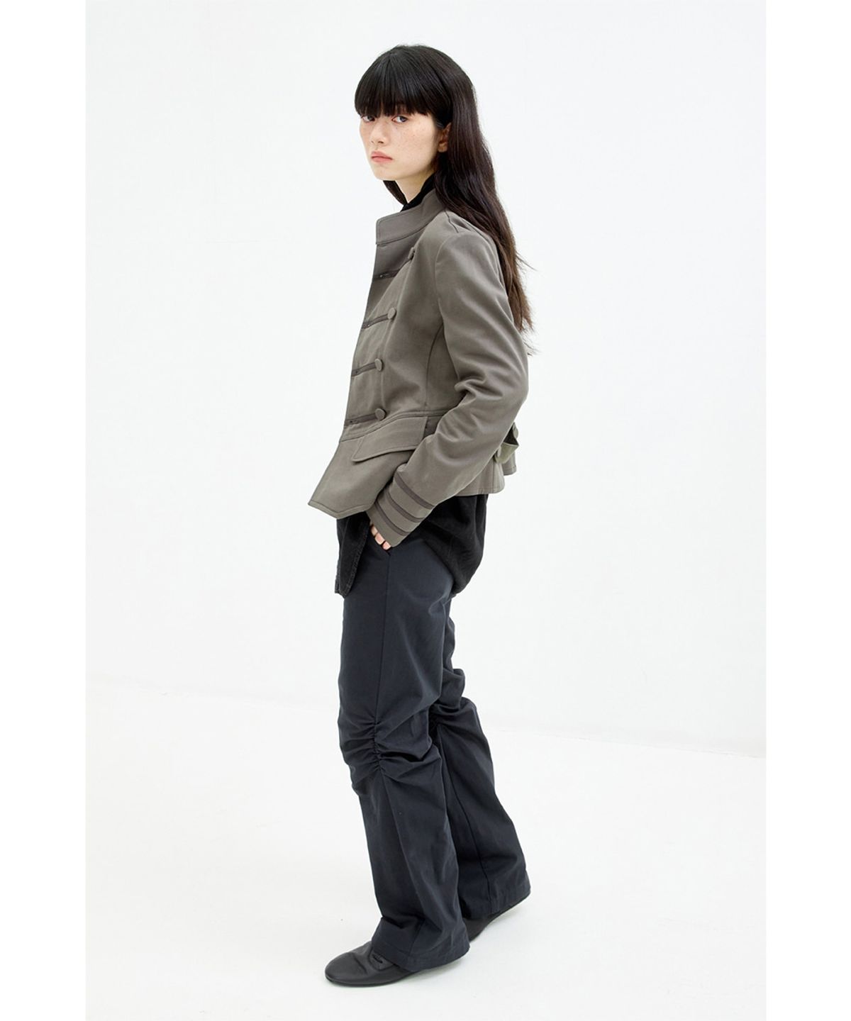 해칭룸(HATCHINGROOM) Napoleon Jacket Khaki