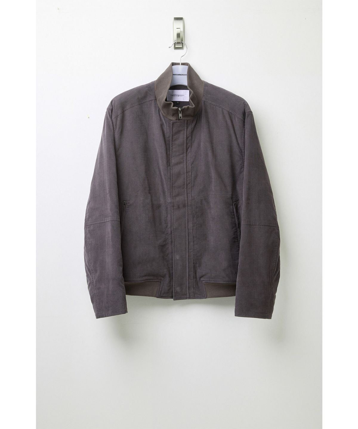 해칭룸(HATCHINGROOM) Tanker Jacket Corduroy Purple Grey
