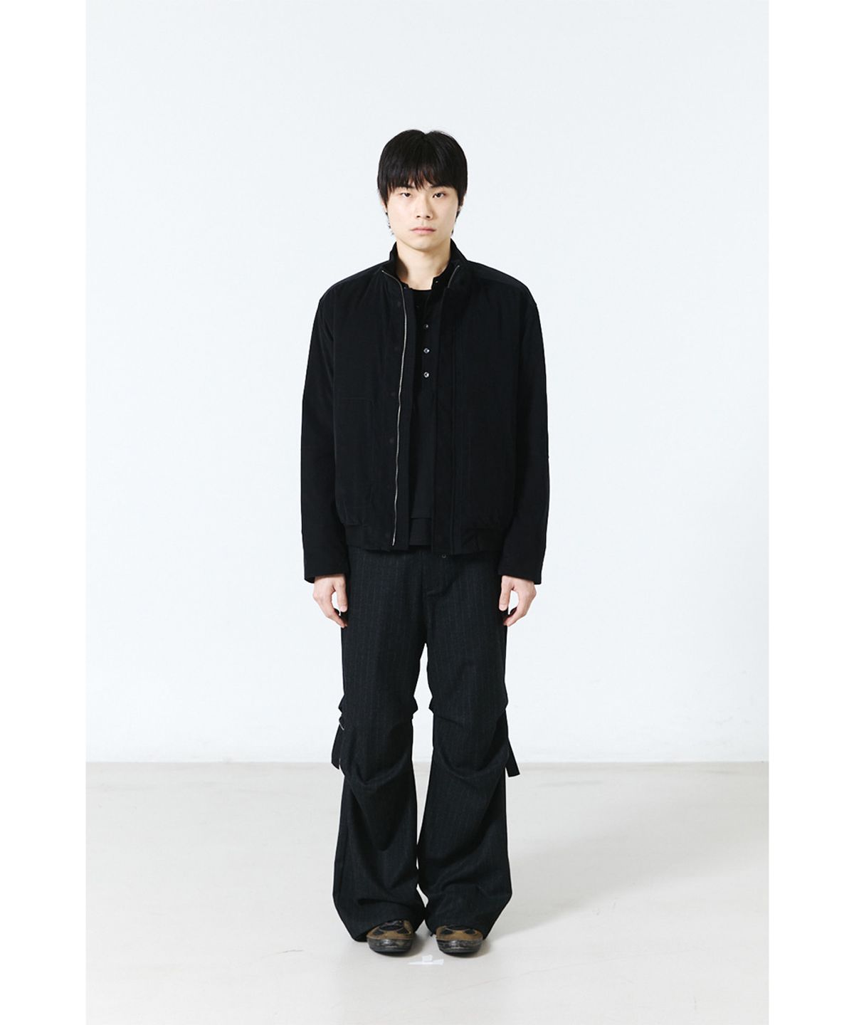 해칭룸(HATCHINGROOM) Tanker Jacket Corduroy Black