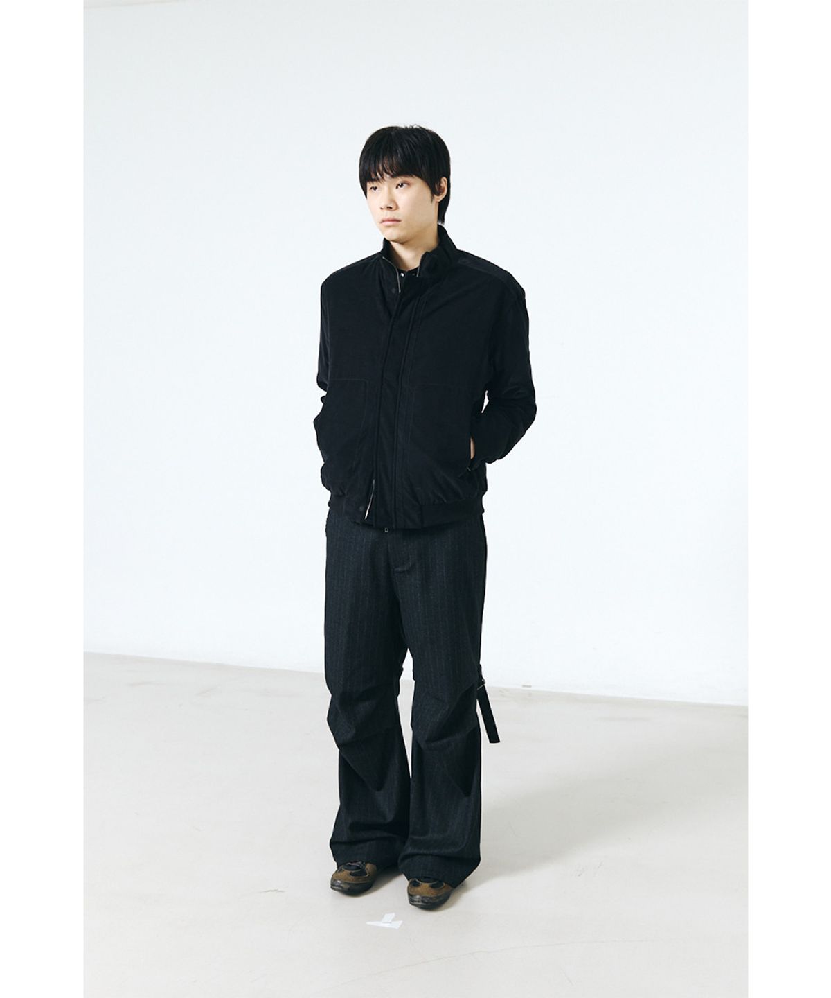 해칭룸(HATCHINGROOM) Tanker Jacket Corduroy Black