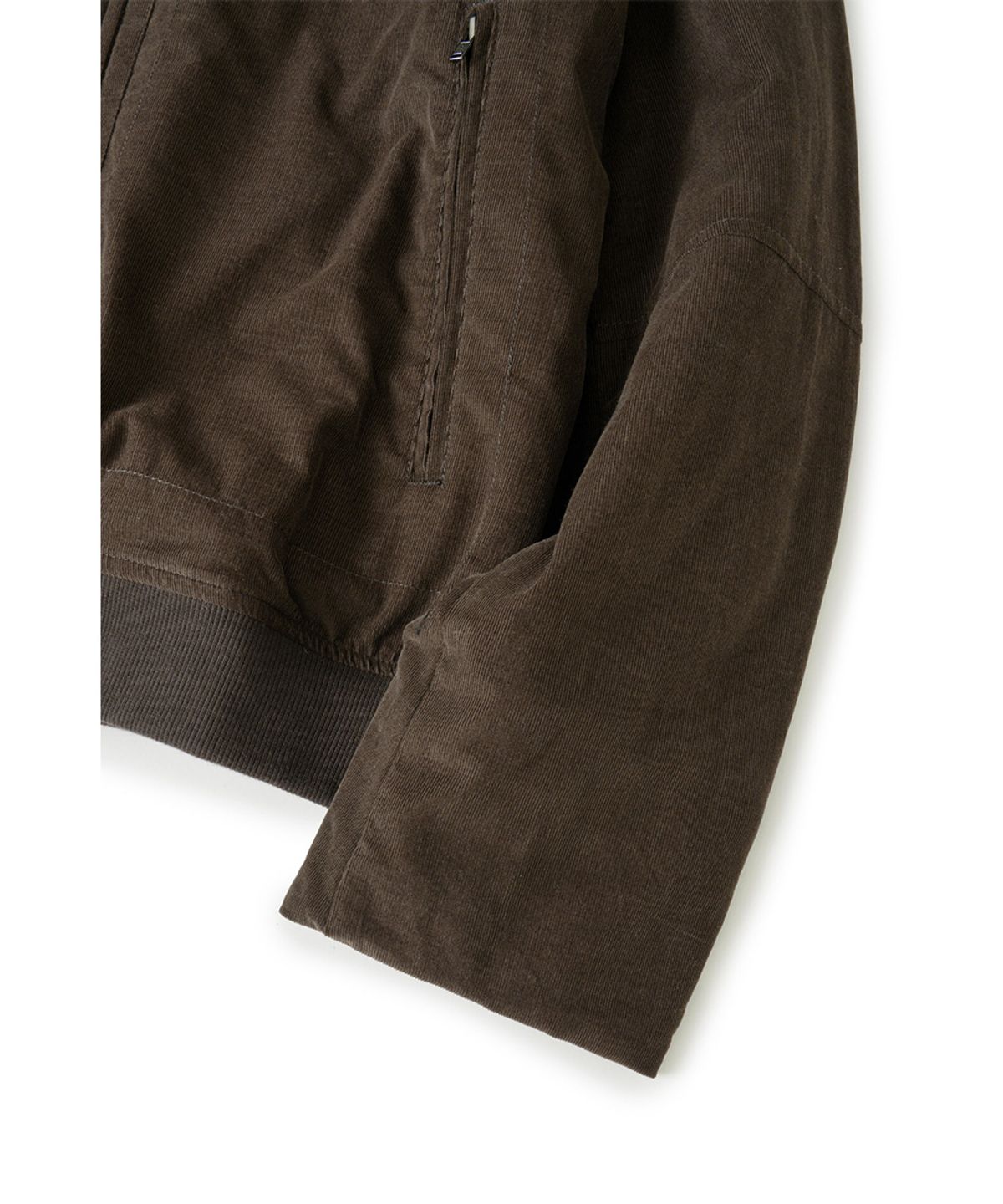 해칭룸(HATCHINGROOM) Tanker Jacket Corduroy Dark Brown