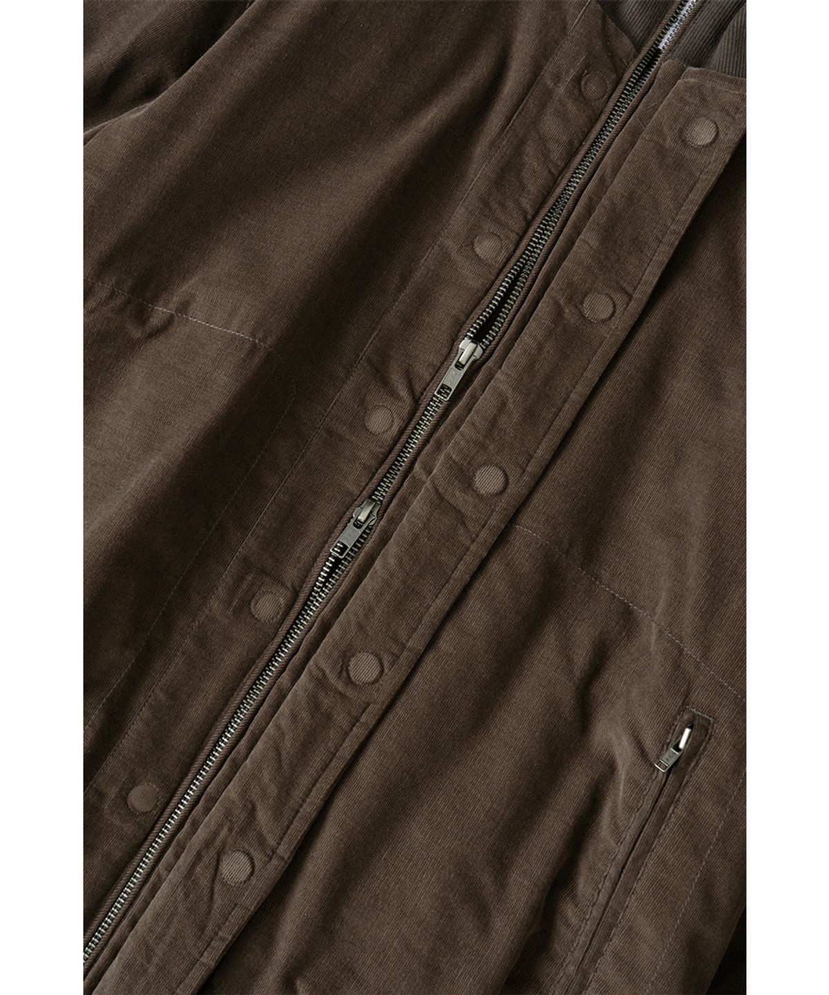해칭룸(HATCHINGROOM) Tanker Jacket Corduroy Dark Brown
