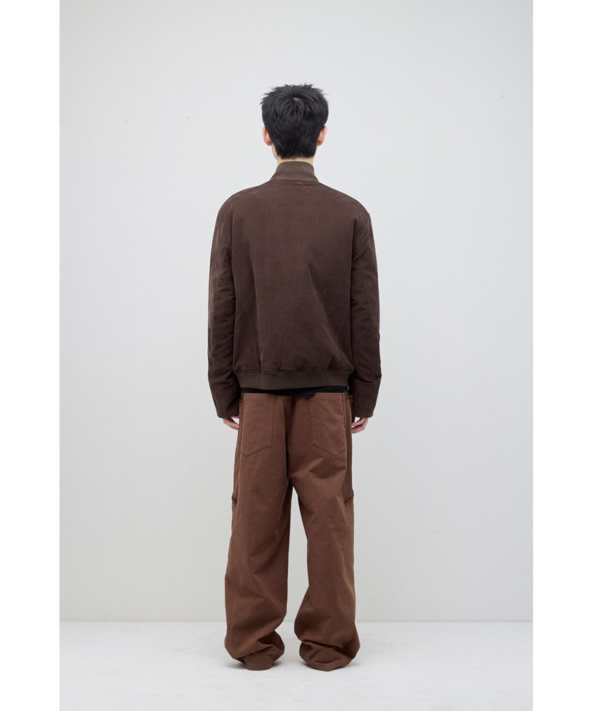 해칭룸(HATCHINGROOM) Tanker Jacket Corduroy Dark Brown