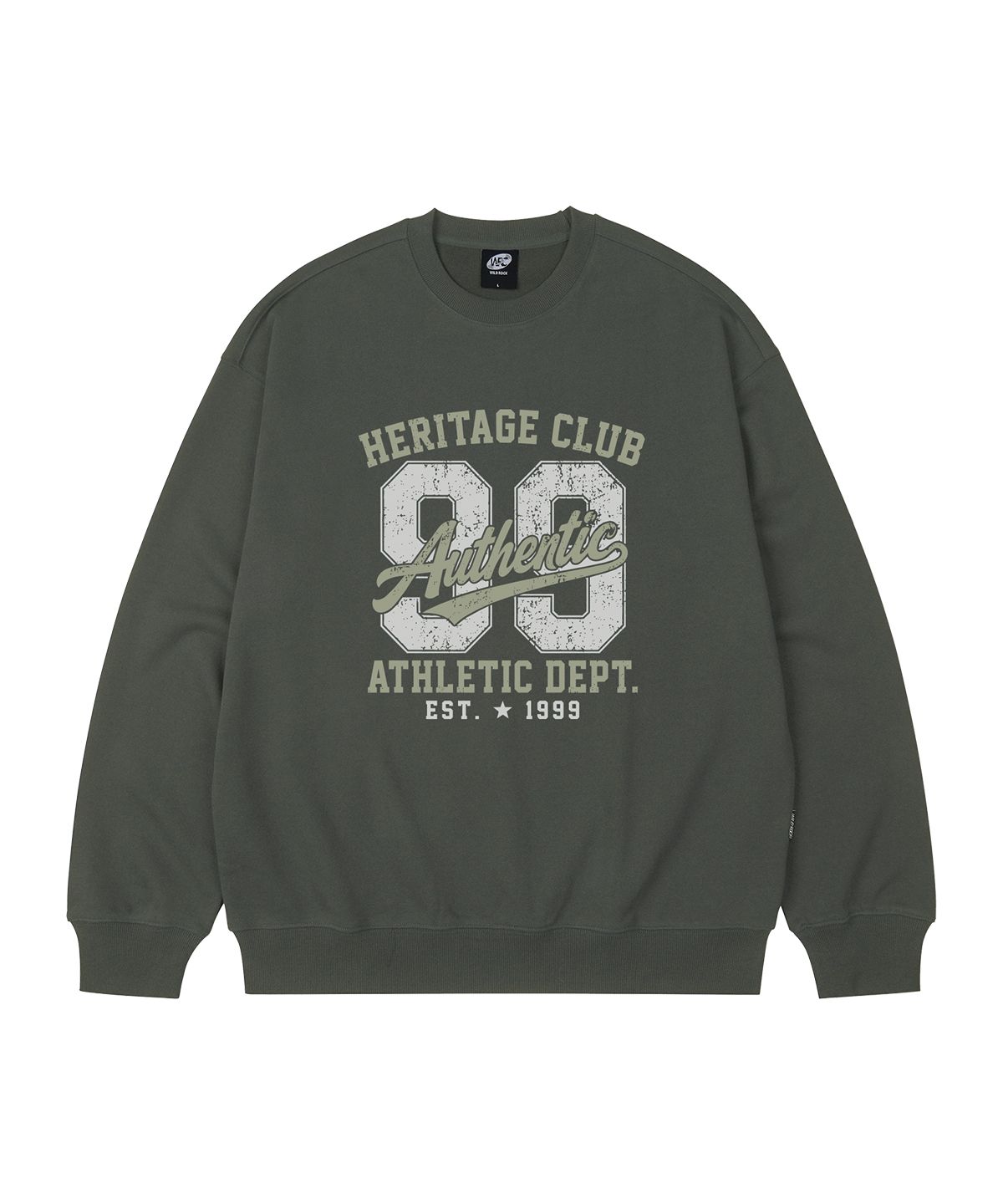 와일드락(WILDROCK) Heritage Club 오버핏 맨투맨_9 COL
