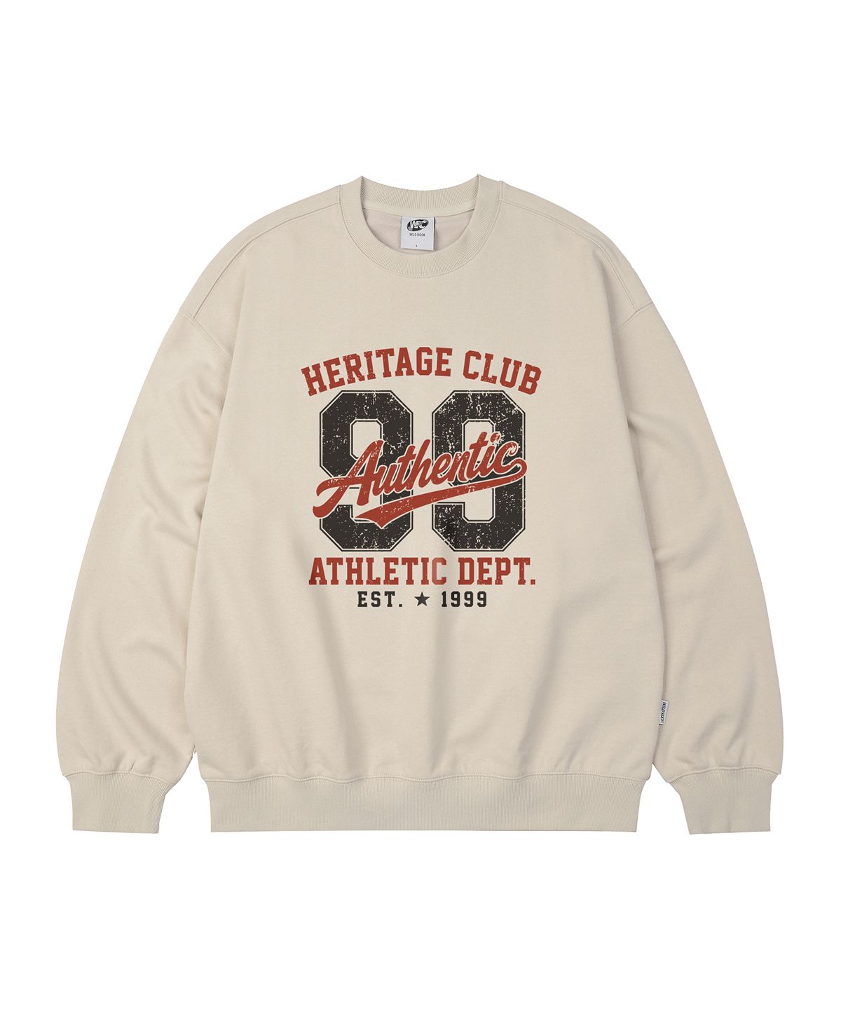 와일드락(WILDROCK) Heritage Club 오버핏 맨투맨_9 COL
