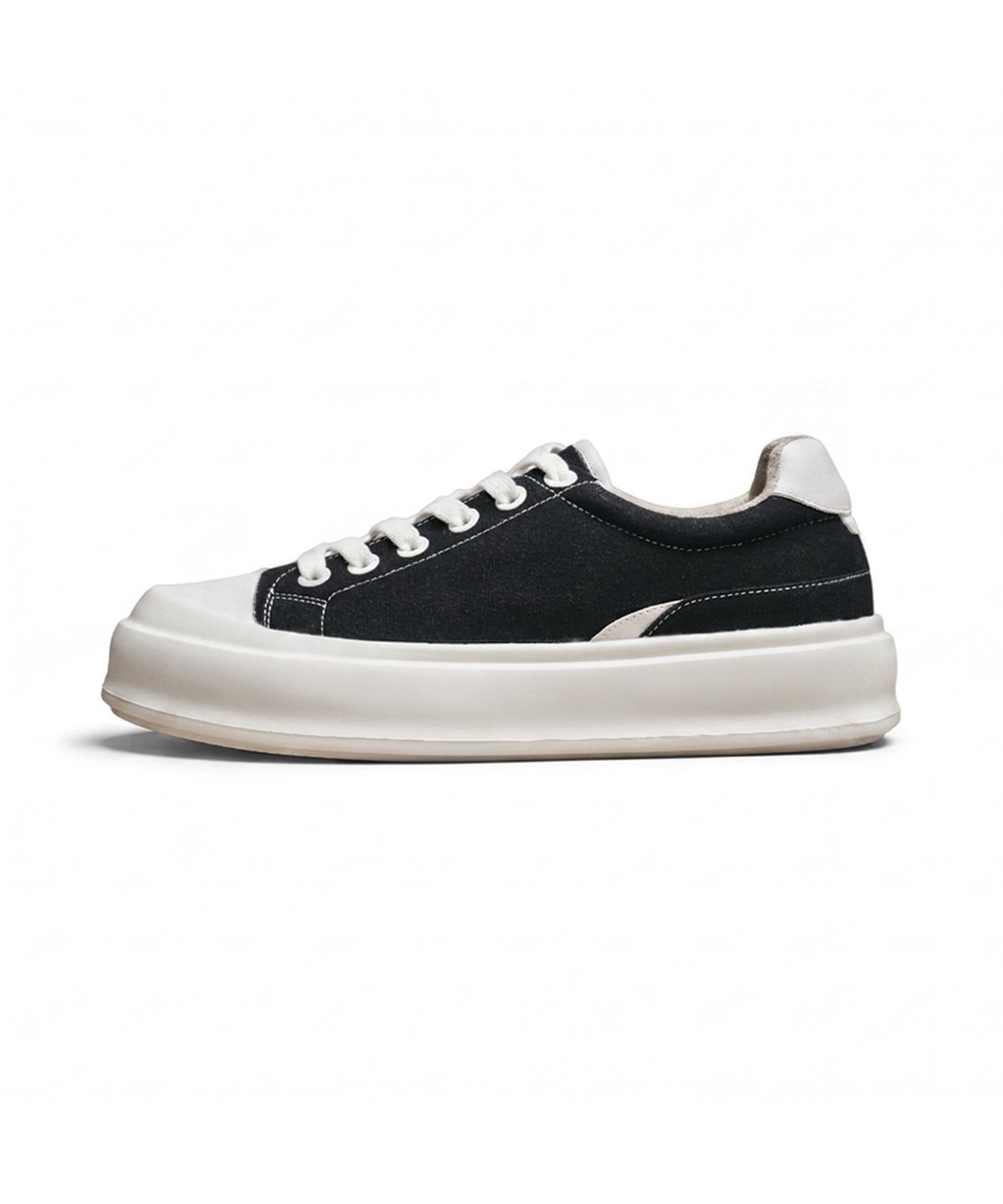 식스핏(6FT) [+6.5cm] PUFF SNEAKERS (BLACK)