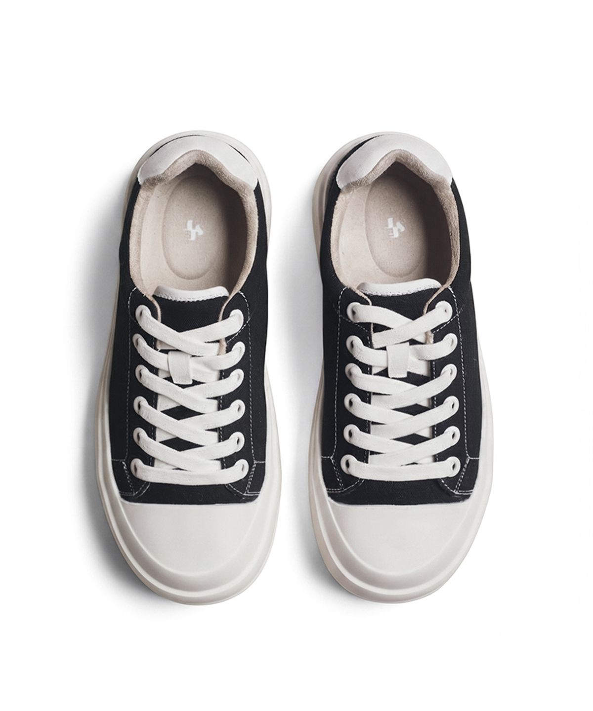 식스핏(6FT) [+6.5cm] PUFF SNEAKERS (BLACK)