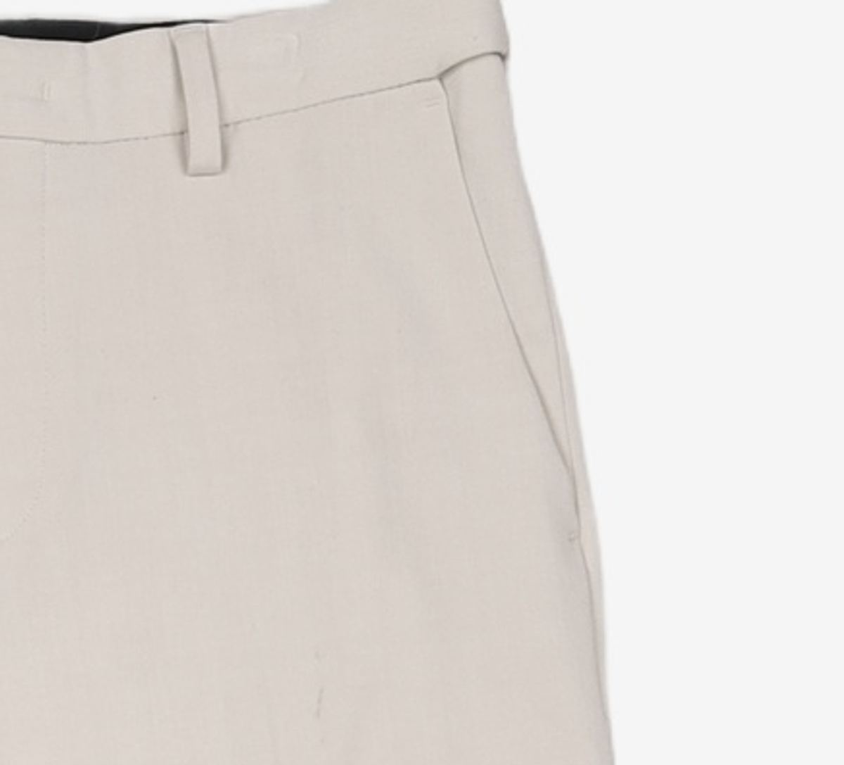 무신사 스탠다드(MUSINSA STANDARD) 세미 와이드 히든 밴딩 슬랙스 [더스티 크림] 29