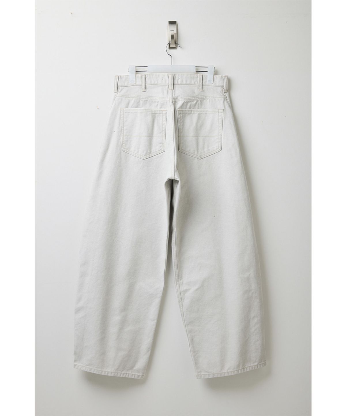 해칭룸(HATCHINGROOM) Wide Curve Jeans Light Grey