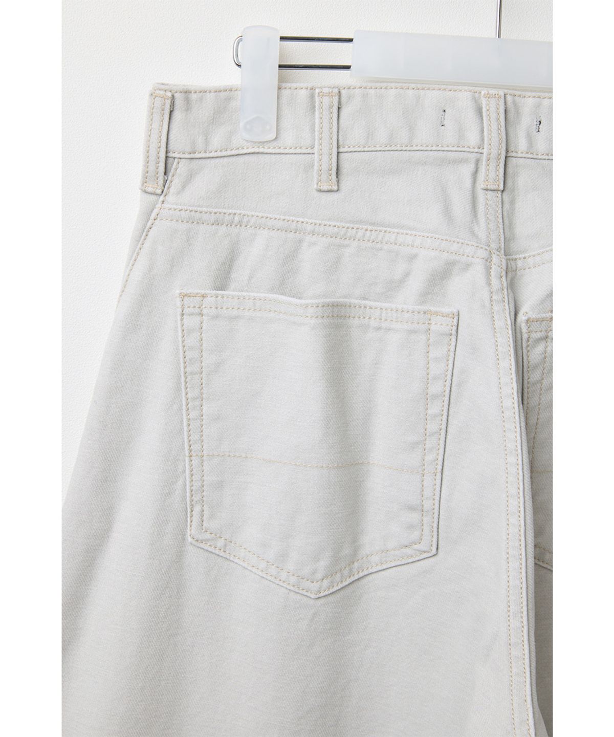 해칭룸(HATCHINGROOM) Wide Curve Jeans Light Grey